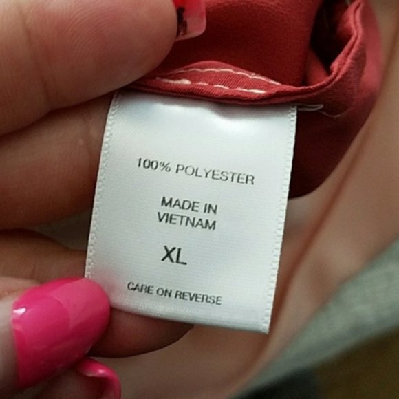 New York & Company Summer Ruffle Tiered Top  - XL - Picture 7 of 7